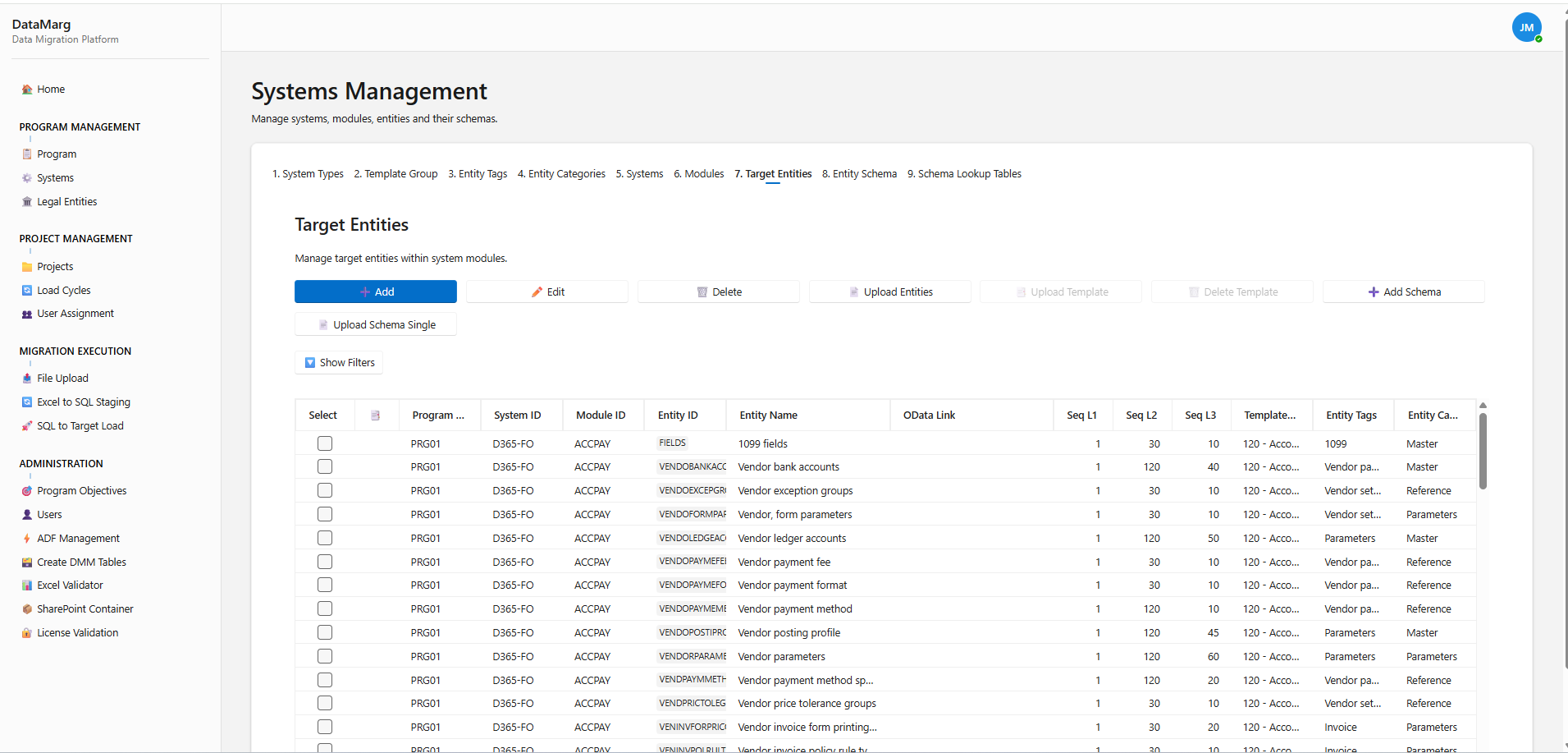 DataMarg Application Screenshot